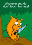 dont touch his nuts