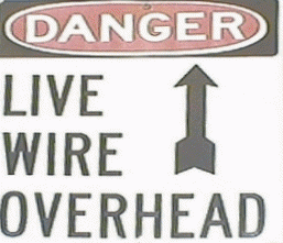 electrocute danger overhead