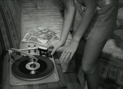 old school turntable