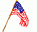 us animated flag