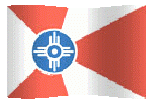 wichita kansas animated flag