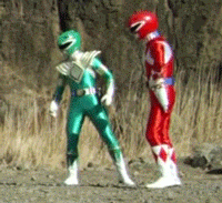 what power rangers red green