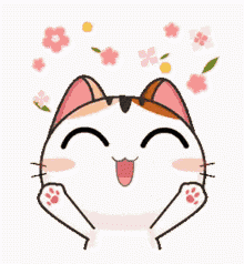 anime cat animated gif happy 01 3162