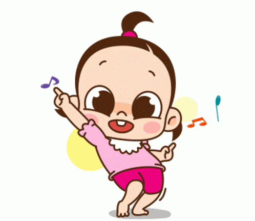 dancing cartoon baby girl musical 34