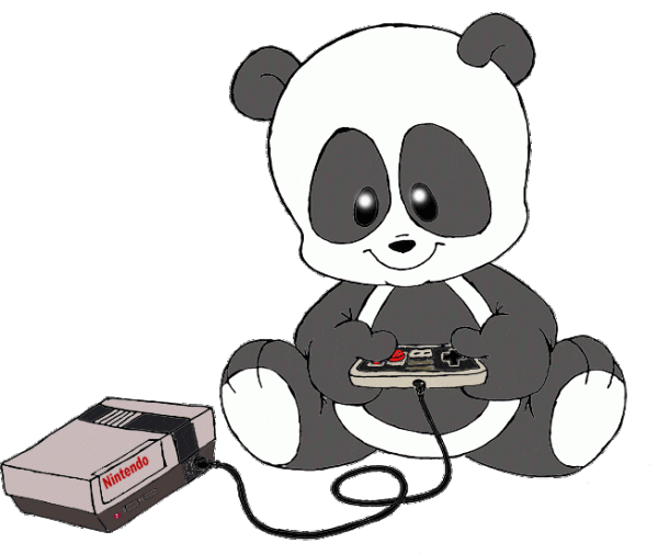 panda on nintendo cute cartoon tg